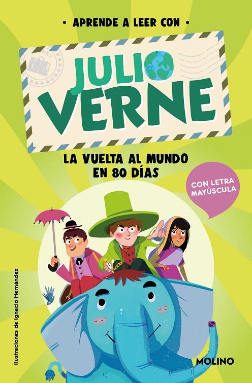 APRENDE A LEER CON JULIO VERNE 1 : LA VUELTA AL MUNDO EN 80 DÍAS | 9788427237407 | VERNE, JULIO ; GREEN, SHIA