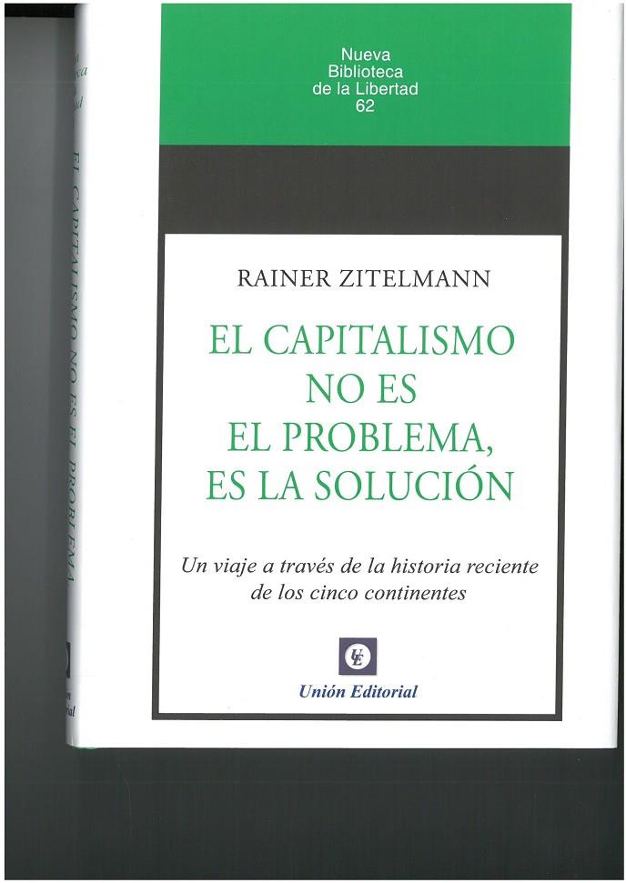 CAPITALISMO NO ES EL PROBLEMA ES LA SOLUCION | 9788472098213 | ZITELMANN, RAINER