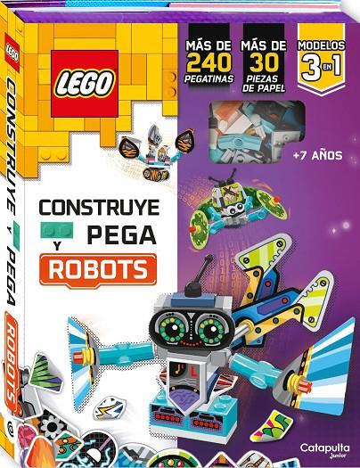 LEGO : CONSTRUYE Y PEGA ROBOTS | 9788419987129