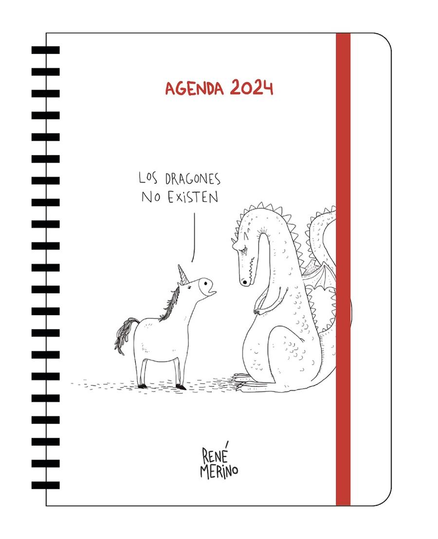 AGENDA ANUAL SEMANAL 2024 RENÉ MERINO | 9788418195952 | MERINO, RENÉ