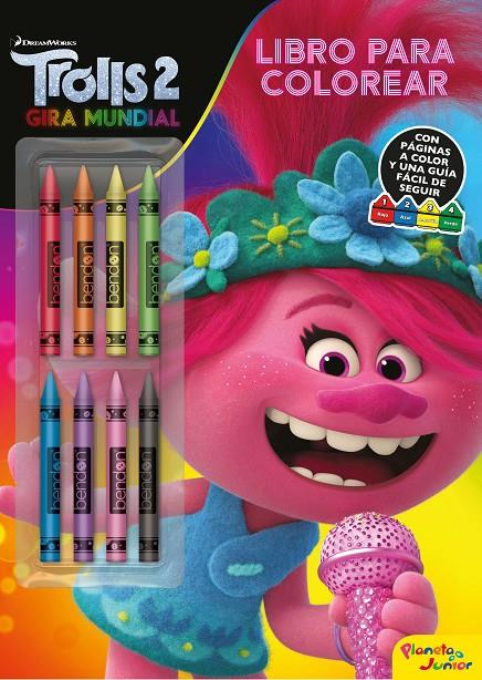 TROLLS 2 GIRA MUNDIAL : LIBRO PARA COLOREAR | 9788408218241 | DREAMWORKS