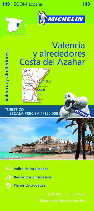 VALENCIA Y ALREDEDORES, COSTA DEL AZAHAR 149(1:150.000) | 9782067218253