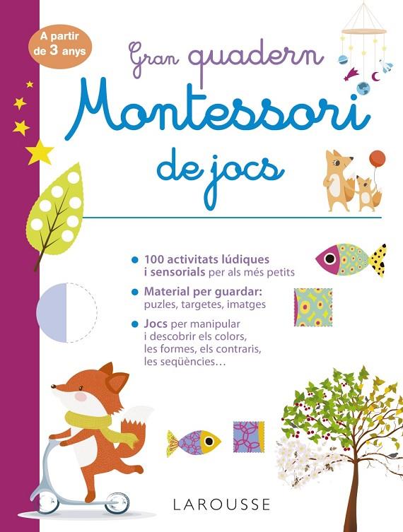 GRAN QUADERN MONTESSORI DE JOCS (A PARTIR DE 3 ANYS) | 9788418473241