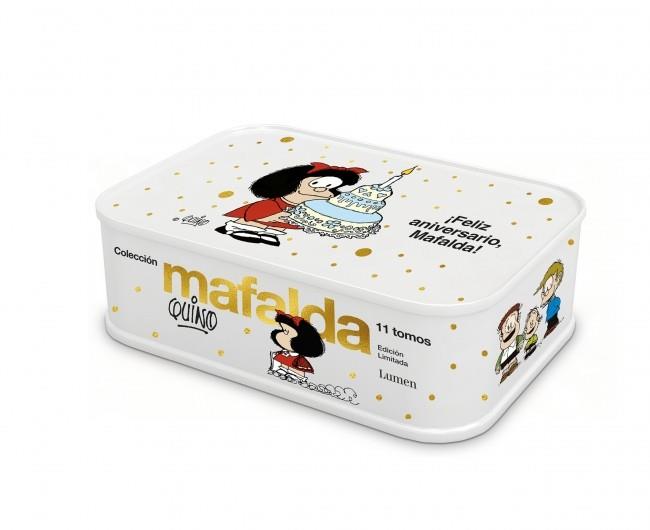 COLECCIÓN MAFALDA: 11 TOMOS EN UNA CAJA DE LATA (EDICIÓN FELIZ ANIVERSARIO, MAFALDA) | 9788426420008 | QUINO