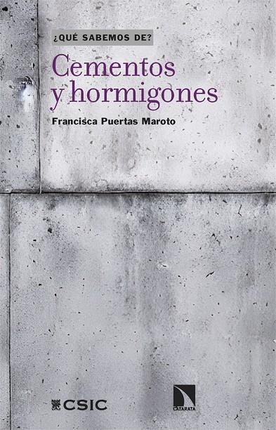 CEMENTOS Y HORMIGONES | 9788413529233 | PUERTAS MAROTO, FRANCISCA