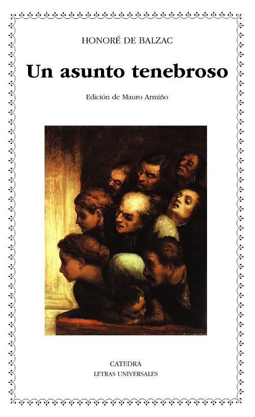 UN ASUNTO TENEBROSO | 9788437640730 | BALZAC, HONORE