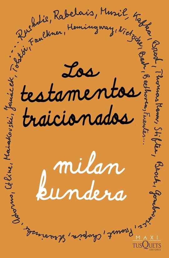 TESTAMENTOS TRAICIONADOS, LOS | 9788411071710 | KUNDERA, MILAN