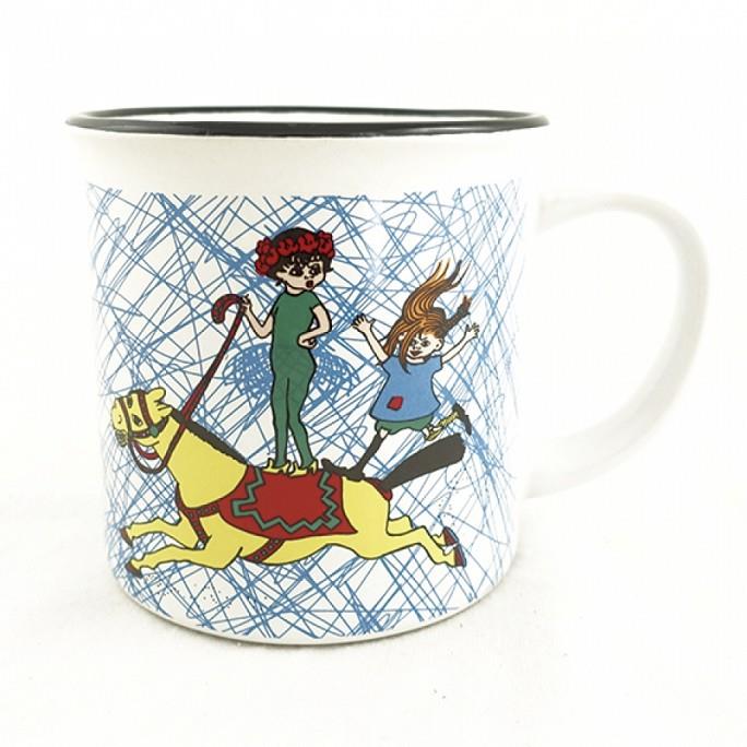 MUG : PIPPI CALZASLARGAS RATLLES BLAVES  | 8437020229111