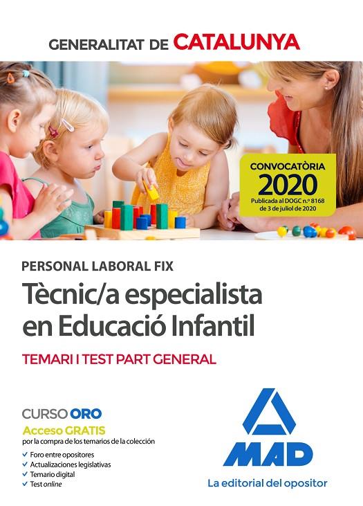 TECNIC/A EN EDUCACIÓ INFANTIL TEMARI I TEST GENERAL GENERALITAT CATALUNYA | 9788414238950 | SILVA GARCÍA, LUIS / ROJO FRANCO, ENCARNA