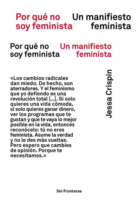 POR QUE NO SOY FEMINISTA | 9788417893453 | CRISPIN, JESSA