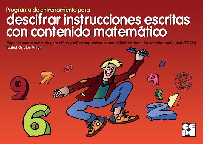 PROGRAMA DE ENTRENAMIENTO PARA DESCIFRAR INSTRUCCIONES ESCRITAS CONTENIDO MATEMATICO 1 | 9788478696185 | ORJALES VILLAR, ISABEL