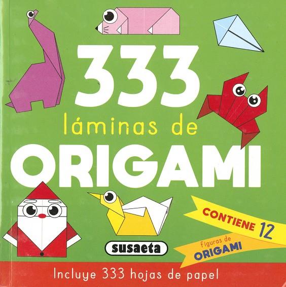 333 LÁMINAS DE ORIGAMI VERDE | 9788411960090
