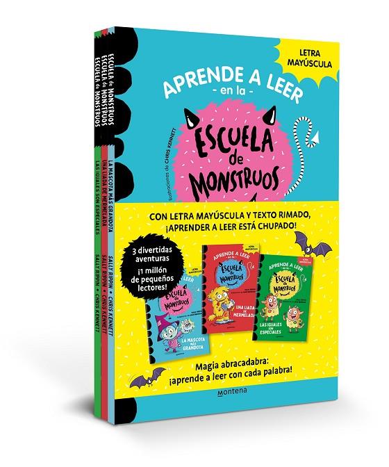 PACK : APRENDER A LEER EN LA ESCUELA DE MONSTRUOS 1, 2 Y 3 | 9788419169983 | RIPPIN, SALLY