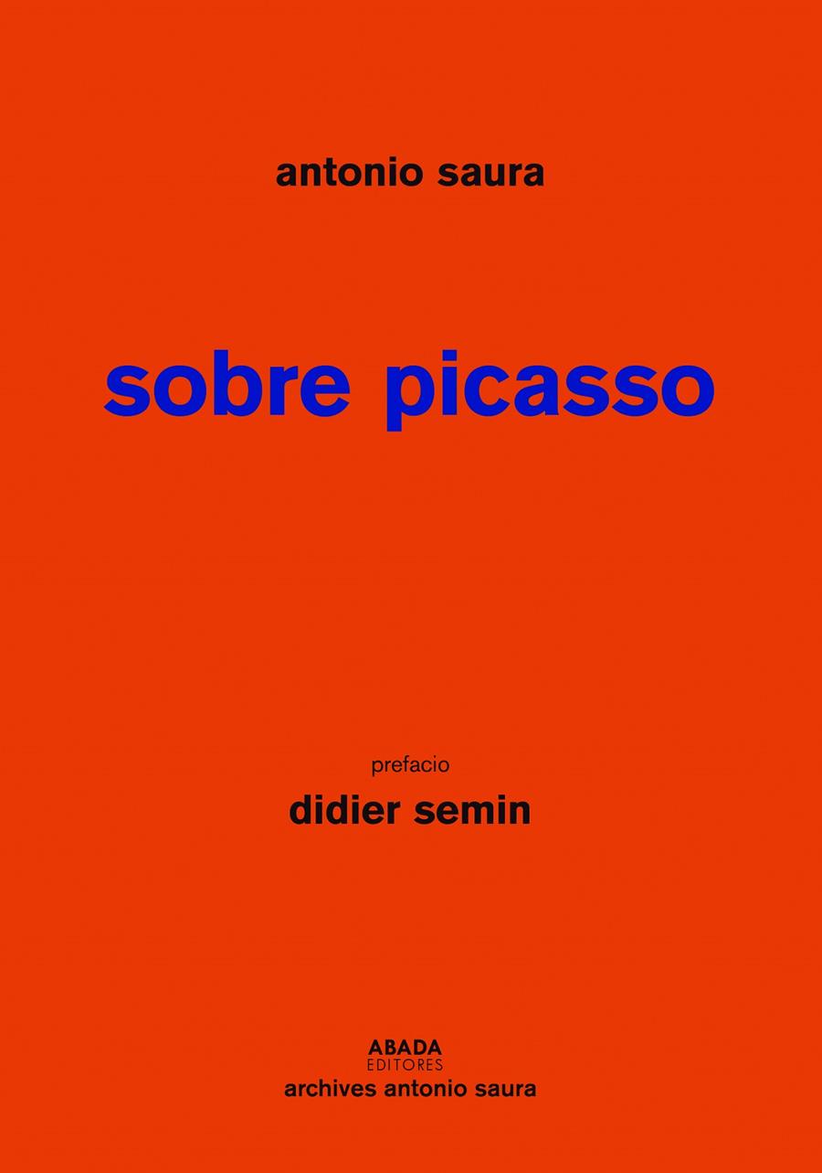 SOBRE PICASSO | 9788417301590 | SAURA, ANTONIO