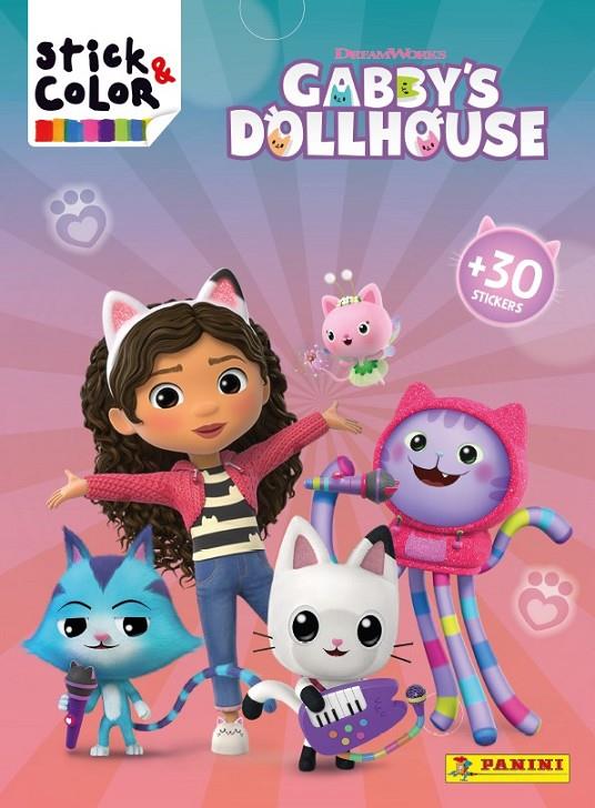 STICK & COLOR GABBY'S DOLLHOUSE | 9788427873780 | DREAMWORKS