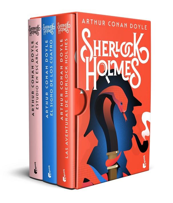 PACK : ESTUDIO EN ESCARLATA ; EL SIGNO DE LOS CUATRO ; LAS AVENTURAS DE SHERLOCK HOLMES | 9788408255185 | DOYLE, ARTHUR CONAN