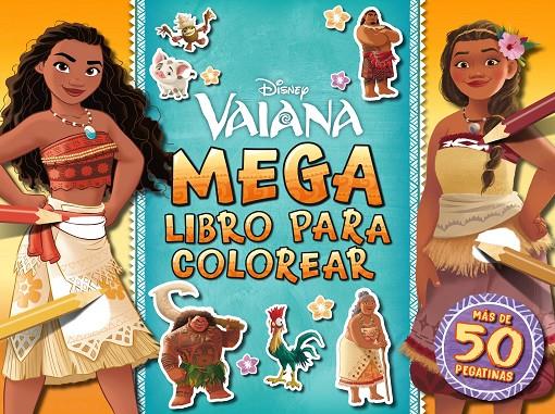 VAIANA : MEGALIBRO PARA COLOREAR | 9788418939464