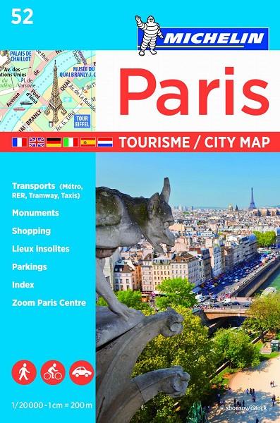 MAPA MICHELIN TURISME PARIS 52 (1:20.000) | 9782067211544