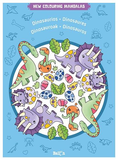 NEW COLOURING MANDALAS : DINOSAURIOS | 9789403225807