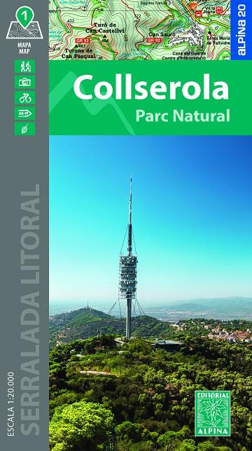 COLLSEROLA : PARC NATURAL 1:20.000 | 9788470111297