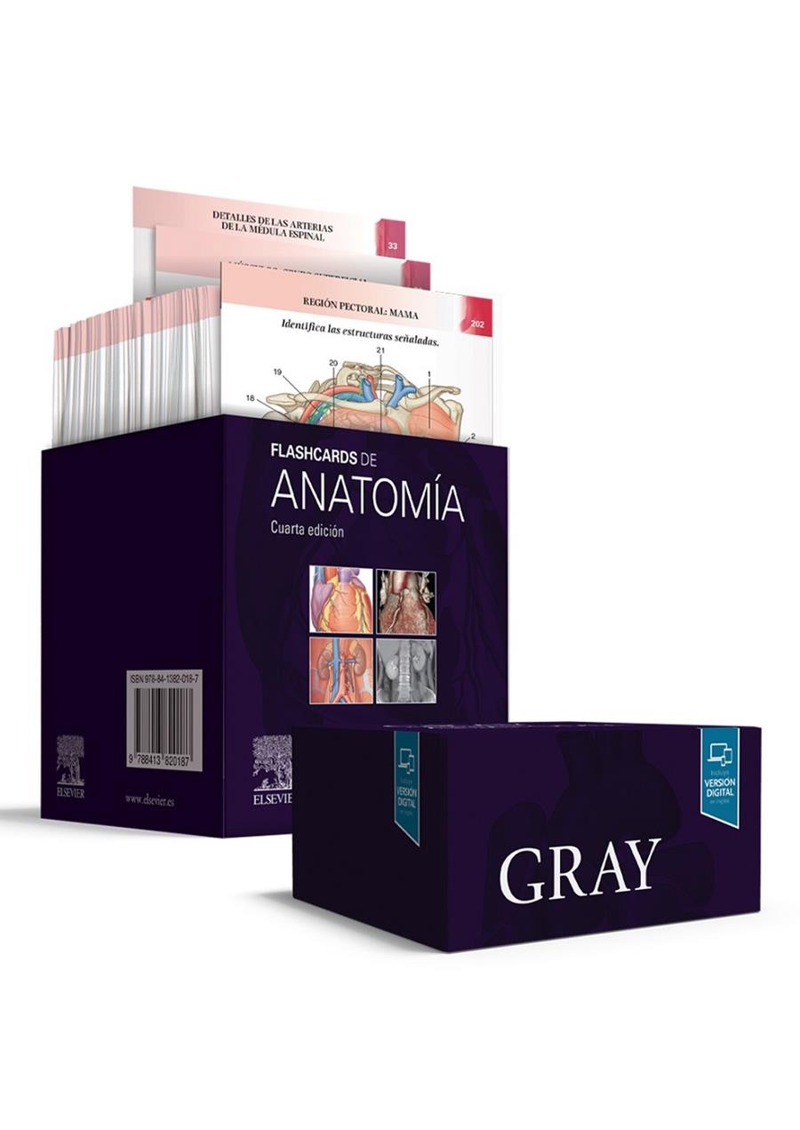 GRAY. FLASHCARDS DE ANATOMÍA | 9788413820187 | DRAKE, RICHARD L./VOGL, A. WAYNE/MITCHELL, ADAM M.W.