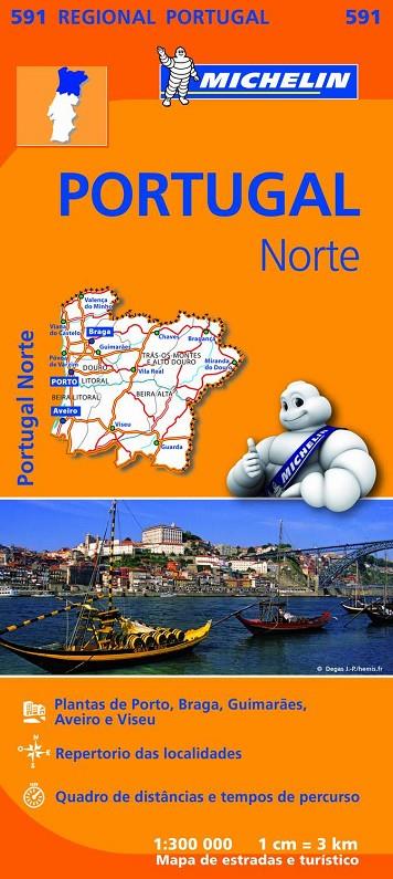 PORTUGAL NORTE 591 (1:300.000) | 9782067184732