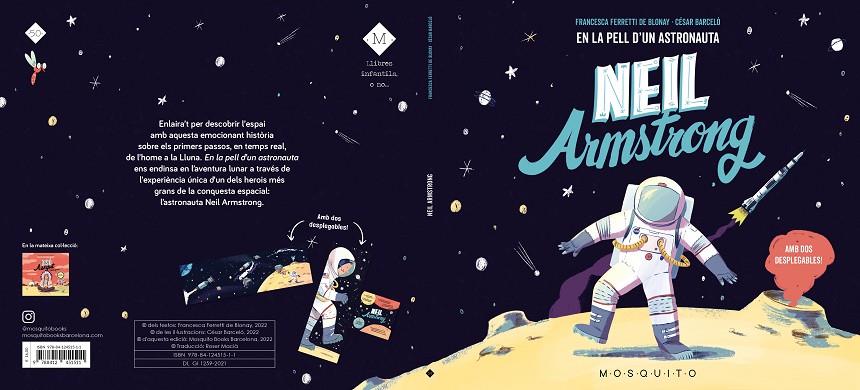 NEIL ARMSTRONG : EN LA PELL D'UN ASTRONAUTA | 9788412451511 | FERRETTI DE BLONAY, FRANCESCA ; BARCELÓ, CÉSAR