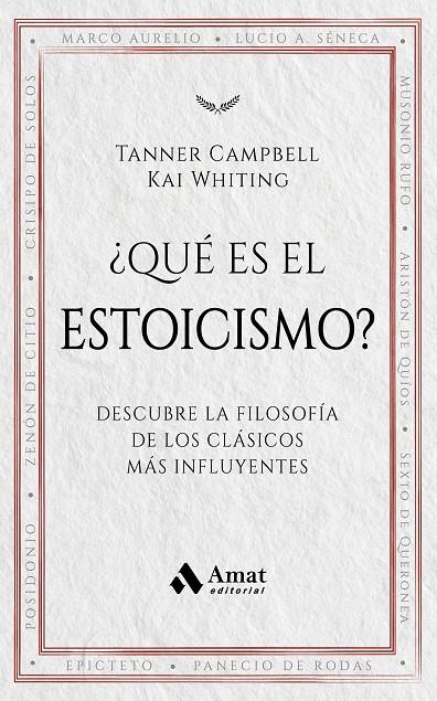 QUÉ ES EL ESTOICISMO? | 9788419870957 | CAMPBELL, TANNER ; WHITING, KAI