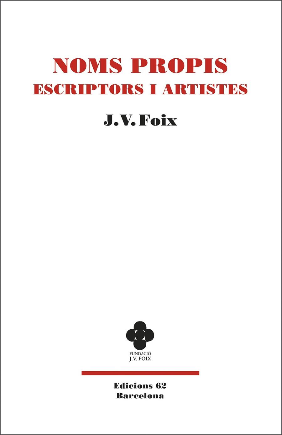 NOMS PROPIS ESCRIPTORS I ARTISTES | 9788429778229 | FOIX, J.V.