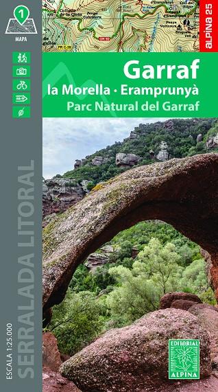 GARRAF :  LA MORELLA ;  ERAMPRUNYÀ 1:25.000 | 9788470111303