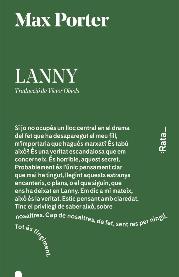 LANNY (CATALA) | 9788416738526 | PORTER, MAX