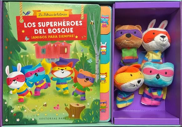 SUPERHÉROES DEL BOSQUE, LOS : ¡AMIGOS PARA SIEMPRE! ( LLIBRE + TITELLES ) | 9788418715440 | RIVÈRE, BENEDICTE ; TAYLOR, DAN