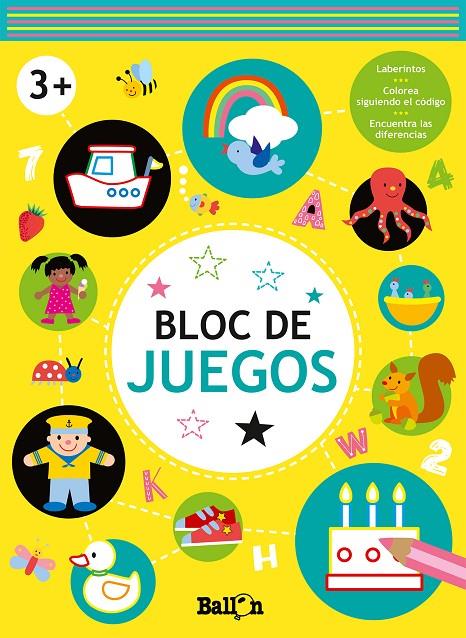 BLOC DE JUEGOS +3 AMARILLO | 9789403226118