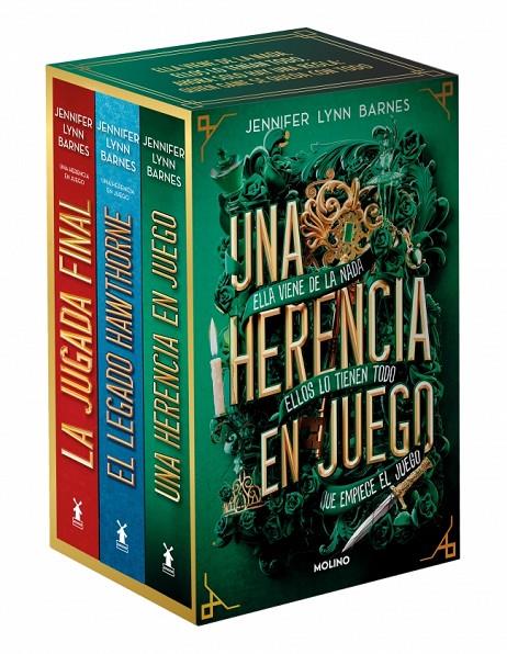 PACK : UNA HERENCIA EN JUEGO ; LEGADO HAWTHORNE ; JUGADA FINAL | 9788427246058 | BARNES, JENNIFER LYNN