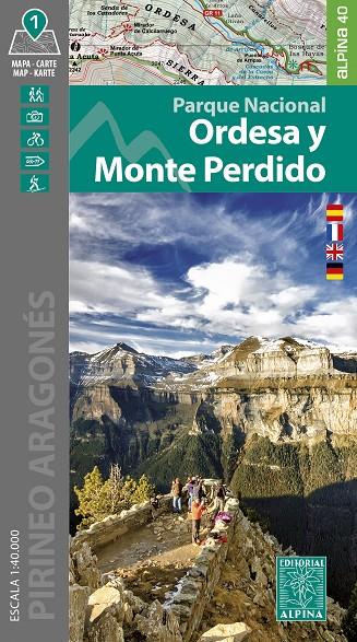 ORDESA Y MONTE PERDIDO 1:40.000 | 9788480909990