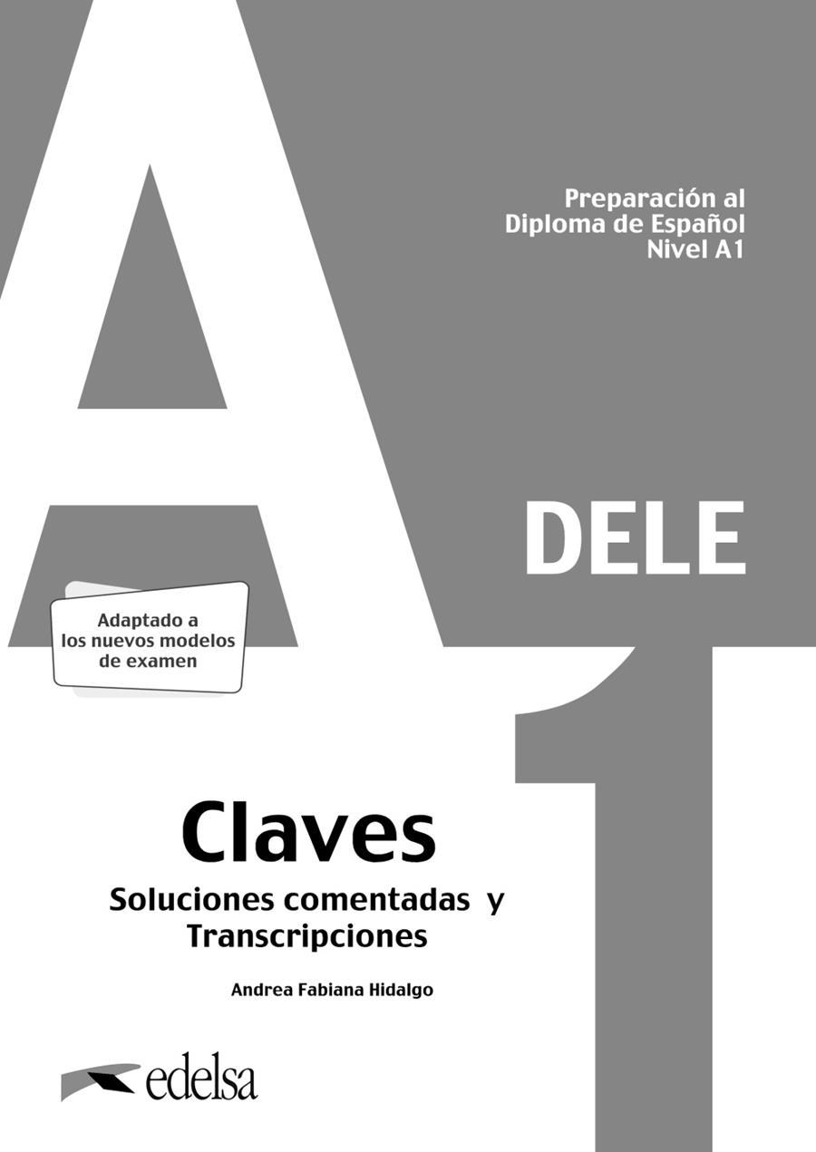 CLAVES DELE A1 | 9788490817223 | HIDALGO, ANDREA FABIANA