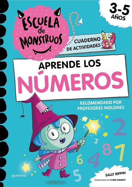 APRENDE LOS NÚMEROS EN LA ESCUELA DE MONSTRUOS 3-5 AÑOS | 9788419085894 | RIPPIN, SALLY