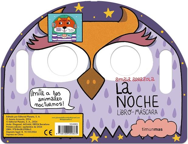 NOCHE : LIBRO-MÁSCARA | 9788408290865 | ARRAZOLA, AMAIA