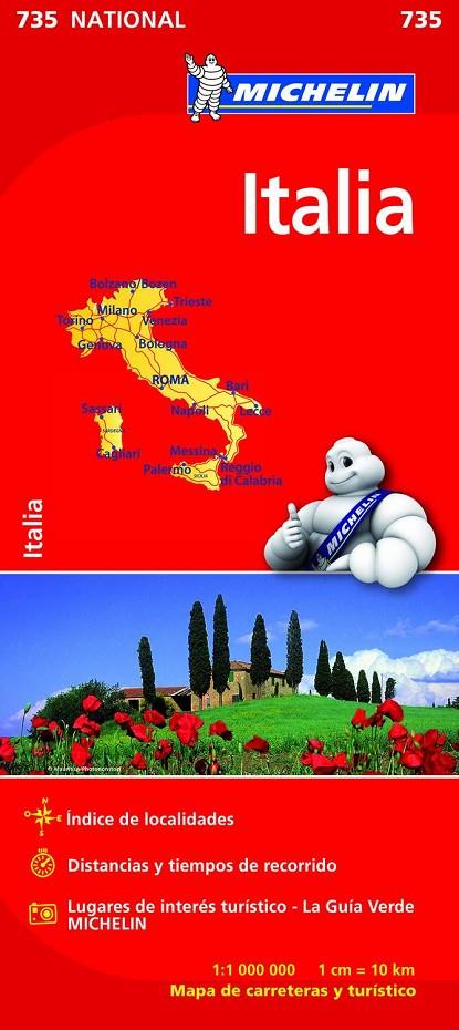 ITALIA 735 (1:1.000.000) | 9782067200173