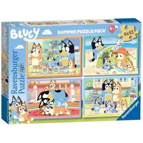 PUZZLE 4X42 BUMPER PACK BLUEY | 4005556052226