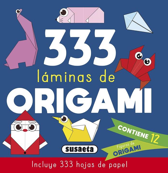 333 LÁMINAS DE ORIGAMI AZUL | 9788411960083