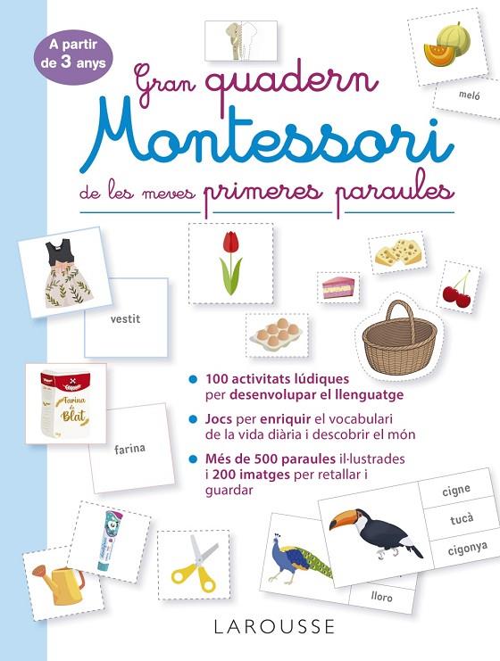 GRAN QUADERN MONTESSORI DE LES MEVES PRIMERES PARAULES | 9788419250056