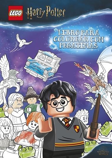 HARRY POTTER :  LIBRO PARA COLOREAR CON PEGATINAS | 9788408253020