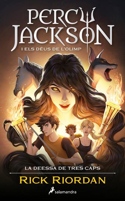 PERCY JACKSON I ELS DEUS DE L'OLIMP 7 : LA DEESSA DE TRES CAPS  | 9788419275615 | RIORDAN, RICK