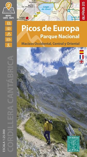 PICOS DE EUROPA : PARQUE NACIONAL  1:25.000 | 9788470111495