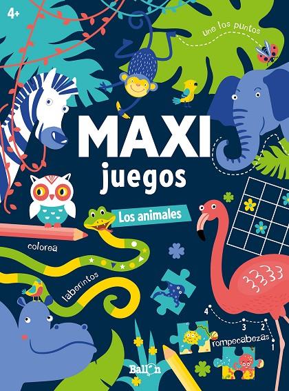 MAXI JUEGOS : LOS ANIMALES | 9789403225685