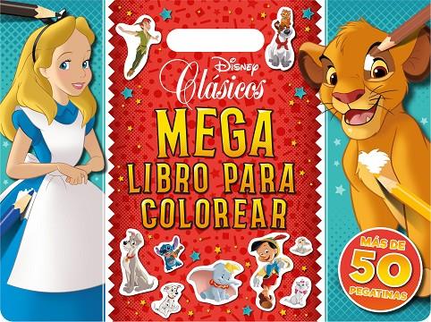 CLÁSICOS DISNEY : MEGALIBRO PARA COLOREAR | 9788419547163